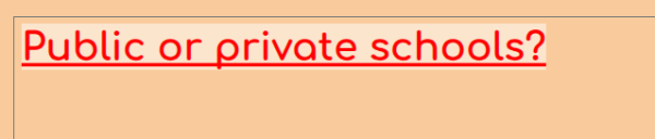 Public or Private Schools - Which is Best?